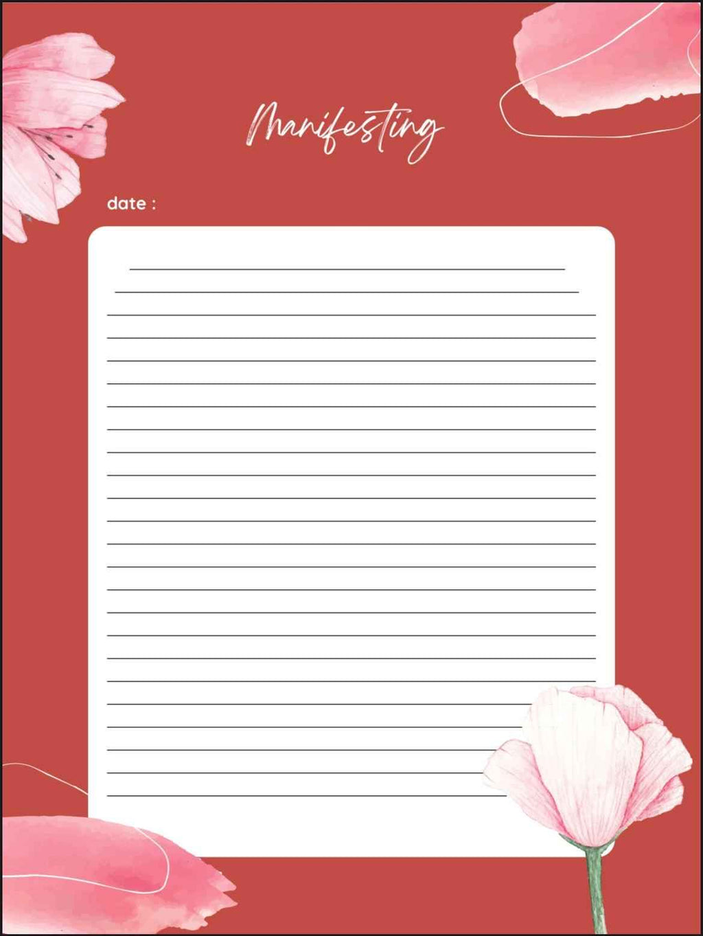 2026 Manifestation Planner