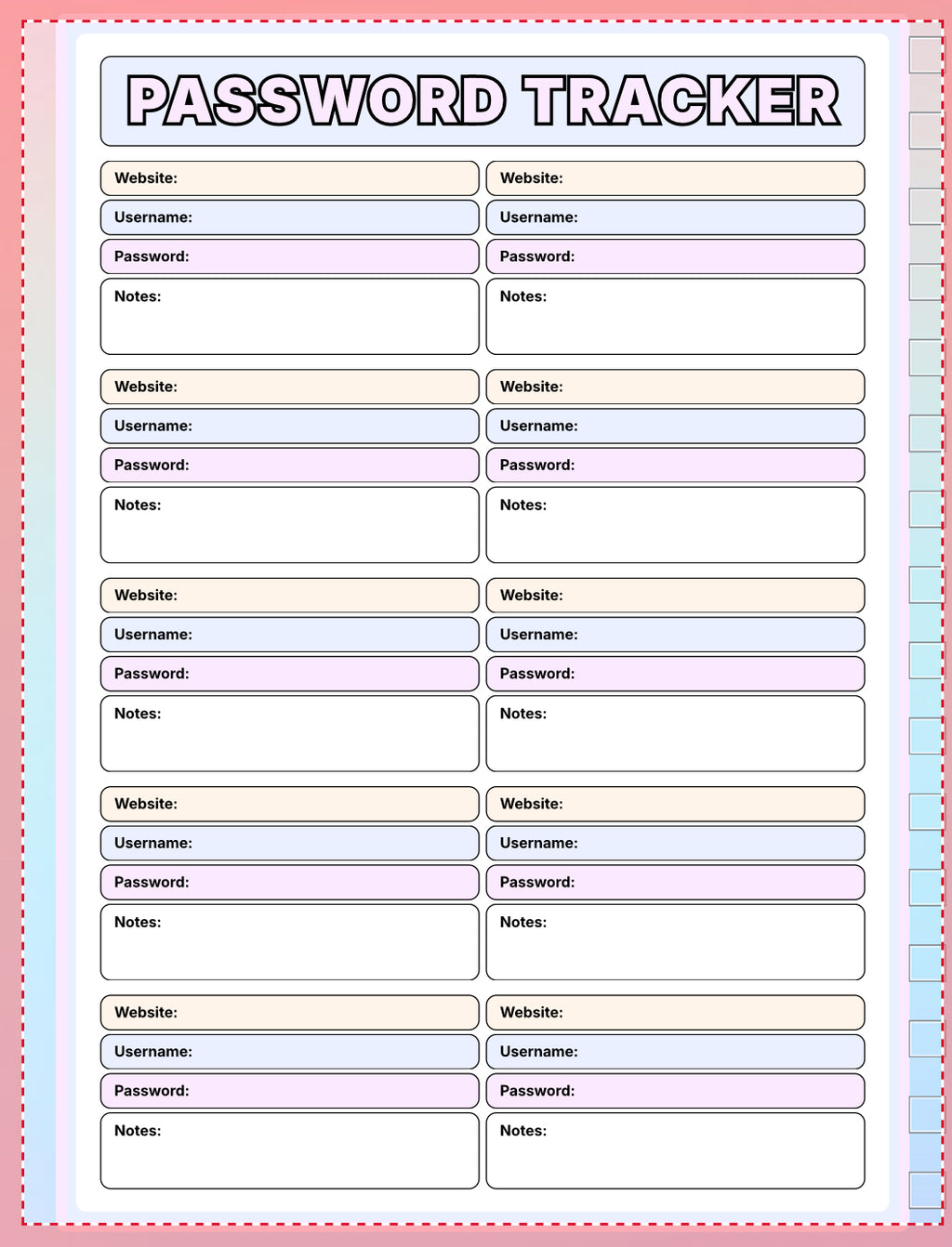 Passwork tracker  to track passwords