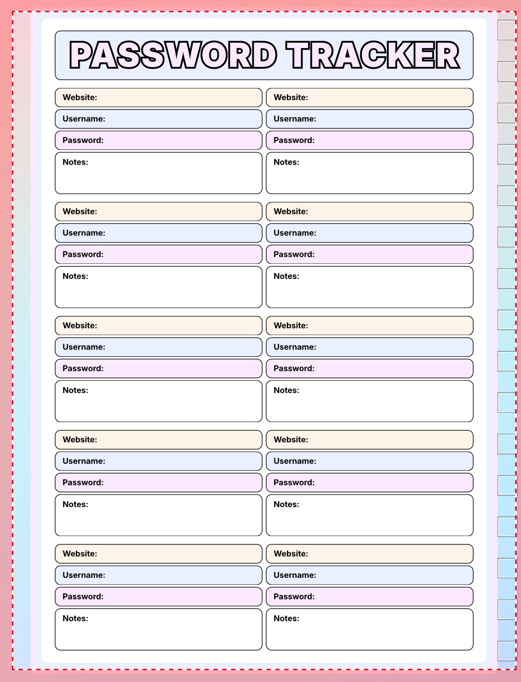 Passwork tracker  to track passwords