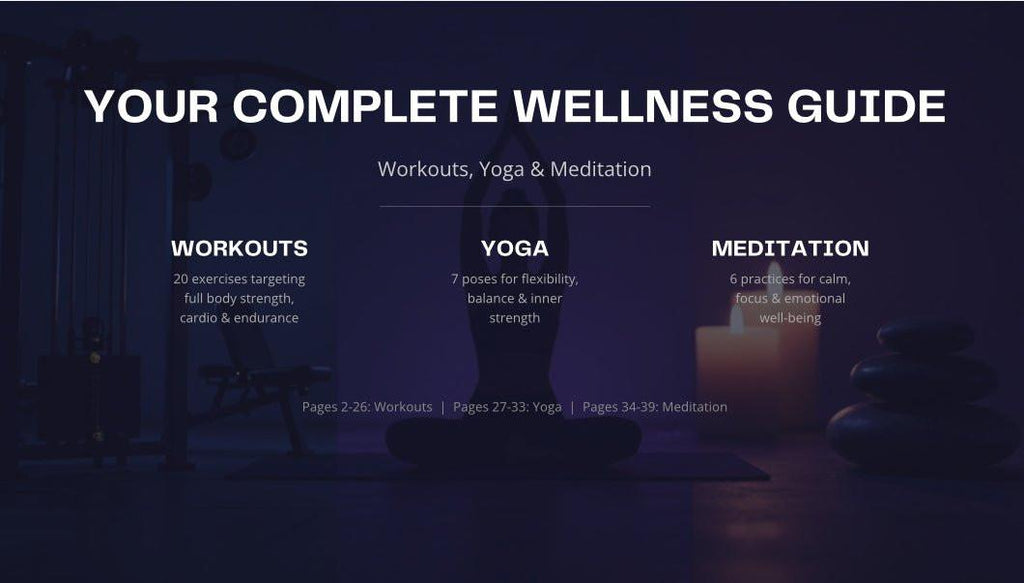 Complete Workout, Yoga & Meditation Guide - Holistic Nurish