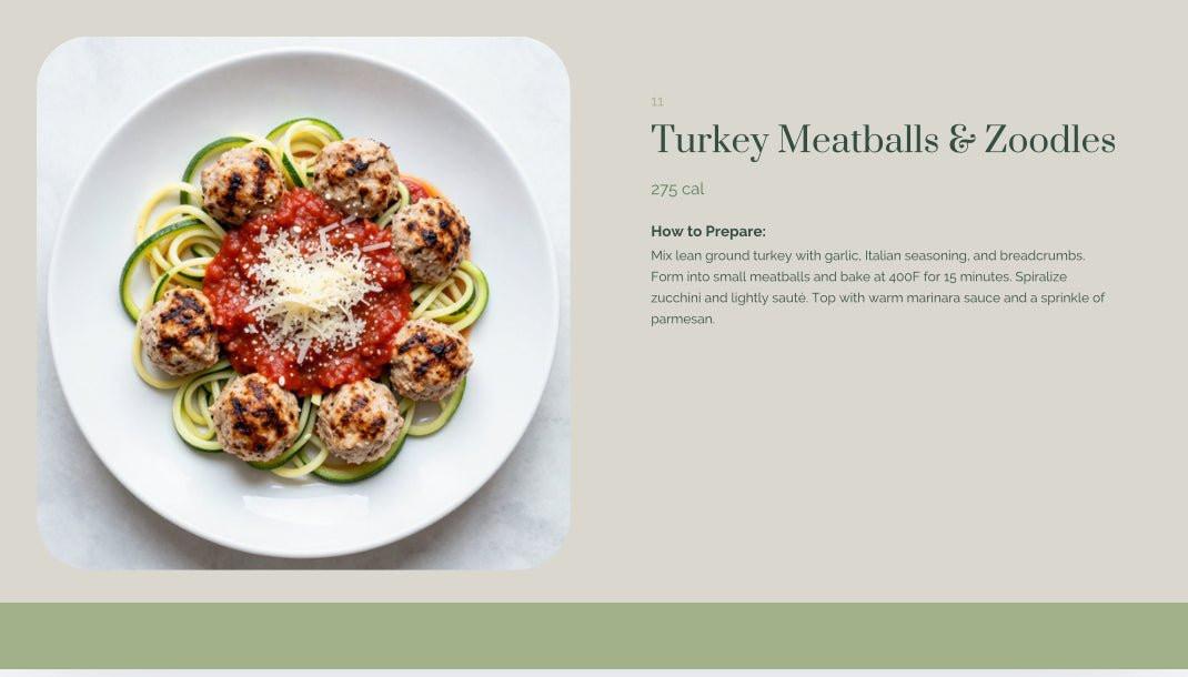 Low calorie Meal ideas - Holistic Nurish